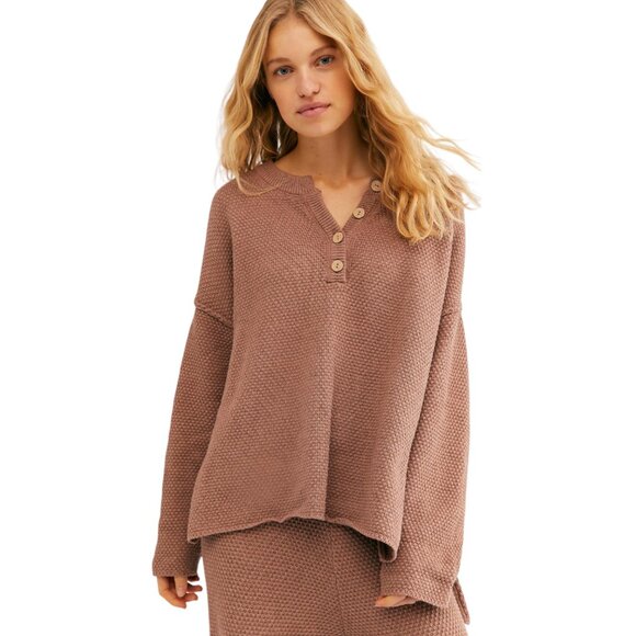 Free People Hailee Sweater Set - Brown - Picture 1 of 11